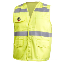 9 oz Hi-Vis Class 2 FR Safety Reflective Vest With Logo